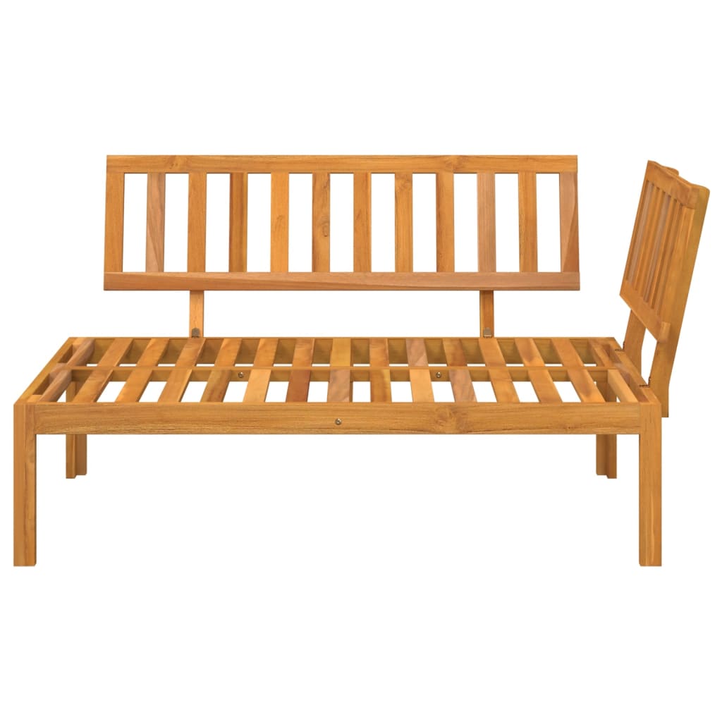 NNEVL Garden Pallet Corner Sofa Solid Wood Acacia