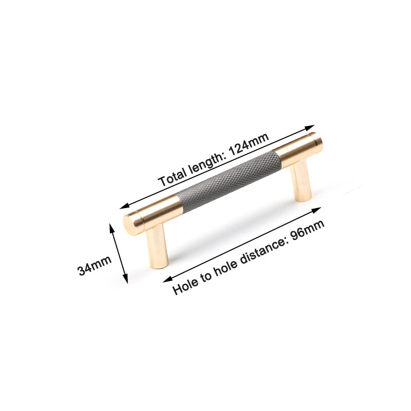 NNEDSZ Gold Solid Modern Design Furniture Kitchen Cabinet Handles Drawer Bar Handle Pull 96mm