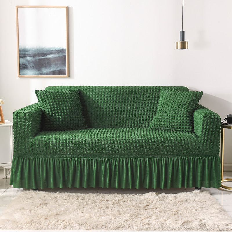 NNEDSZ Elastic sofa cover green (235-300cm)