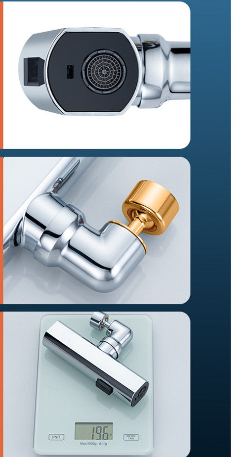 Versatile Three-Gear Kitchen Faucet