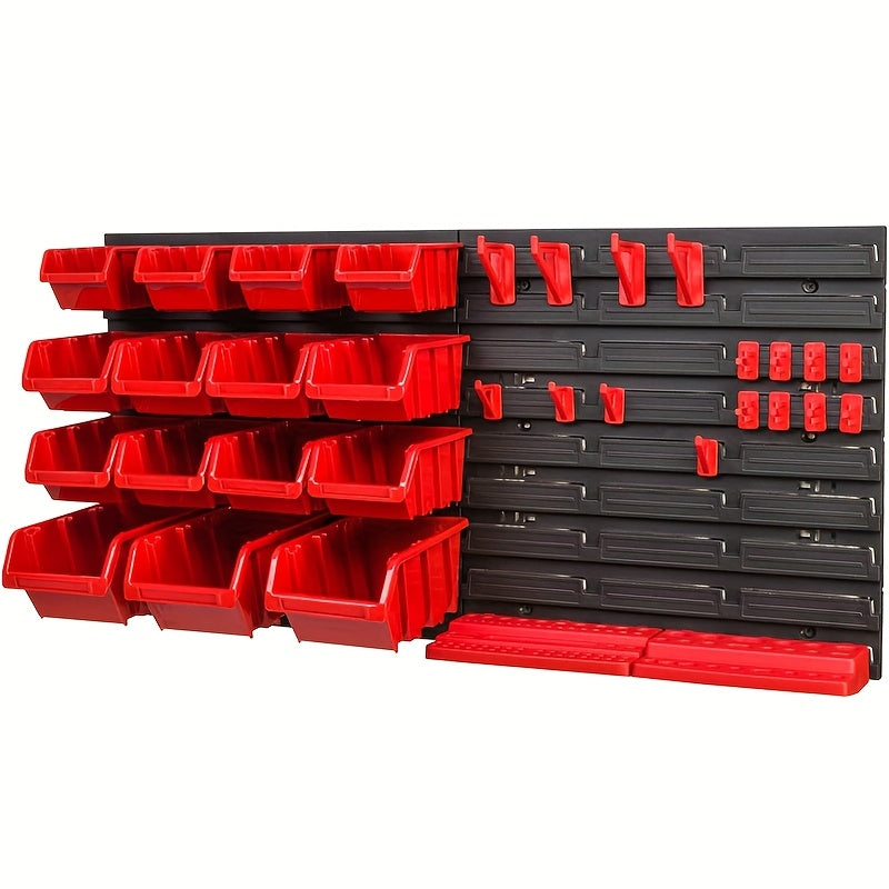 Tool Organizer Rack with Wrench & Drill Storage (39pcs)