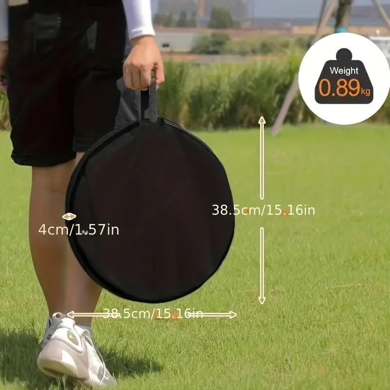 Portable Lightweight Camping Table with Adjustable Height and Durable Bag-1