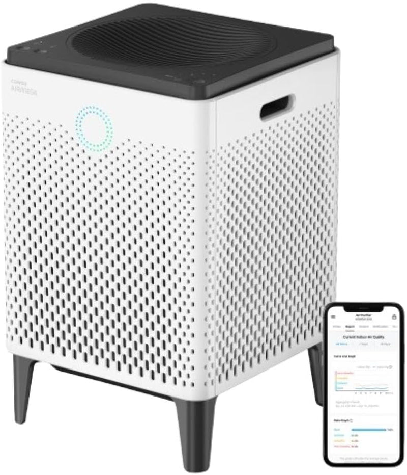 Airmega 300S App-Enabled Smart Air Purifier (Covers 1,256 Sq. Ft.), True HEPA Air Purifier with Smart Technology, Compatible with Amazon Alexa