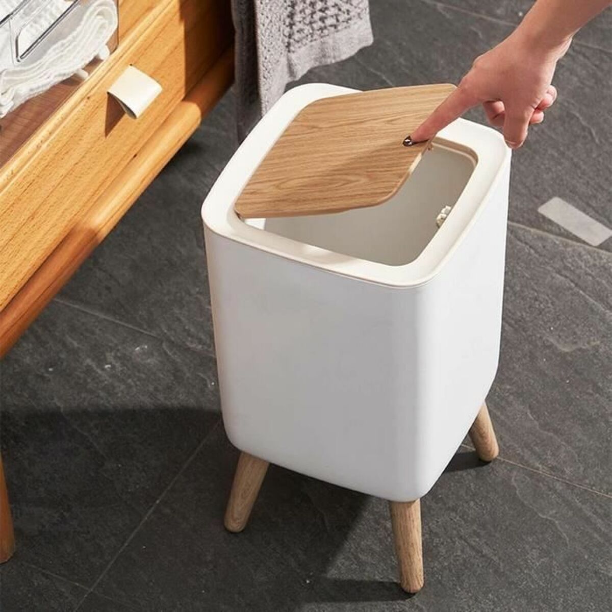 Waste bin Kitchen Move Plastic 10 L
