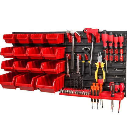 Tool Organizer Rack with Wrench & Drill Storage (39pcs)