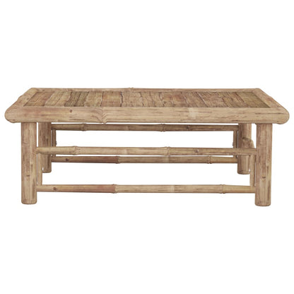 NNEVL Garden Table 65x65x30 cm Bamboo