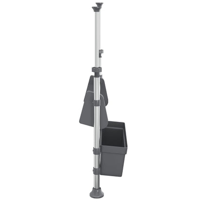 vidaXL Adjustable Kitchen Organizer Aluminum