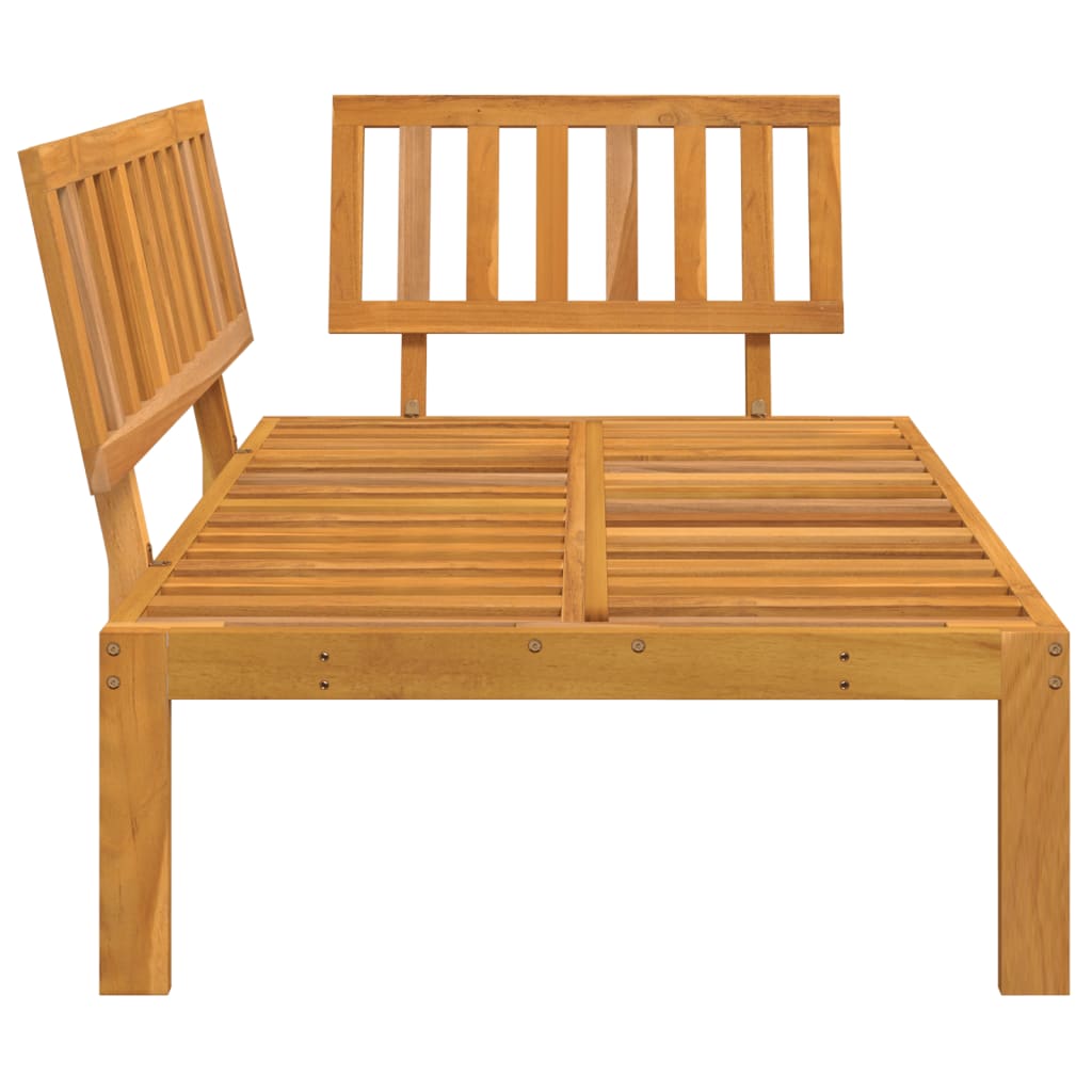 NNEVL Garden Pallet Corner Sofa Solid Wood Acacia