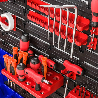 Tool Organizer Rack with Wrench & Drill Storage (39pcs)