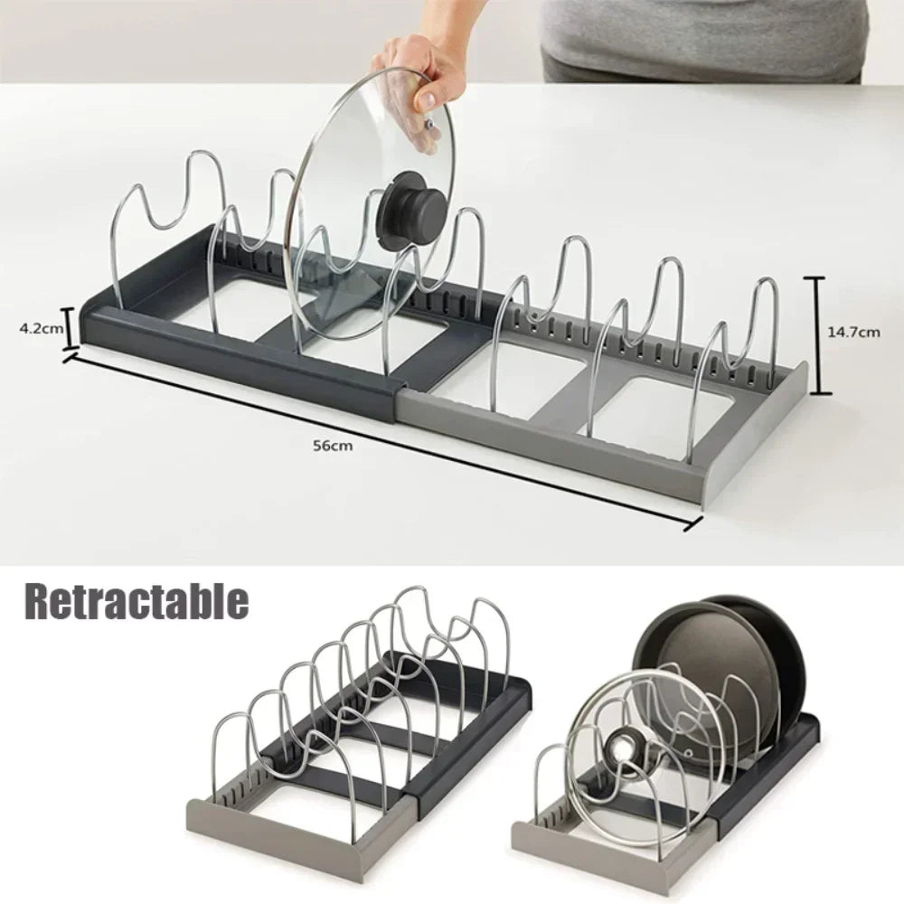 Expandable Stainless Steel Kitchen Organizer