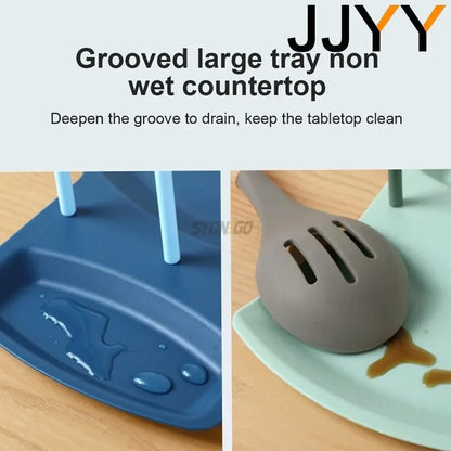 Kitchen Organizer Utensil Rack Shelf