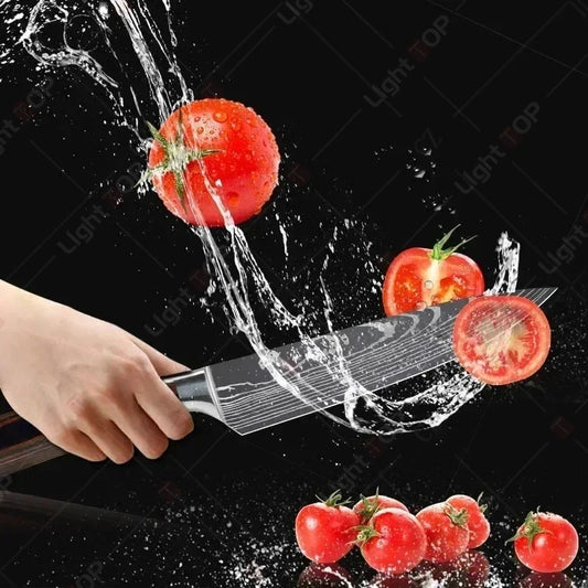 NNEOBA Professional Kitchen Knife Brown