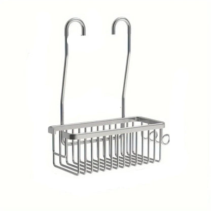 NNEOBA Space Aluminum No-Drill Shower Caddy Wall-Mounted Shelf