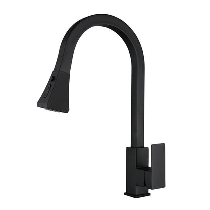 Square Kitchen Pull-Out Faucet