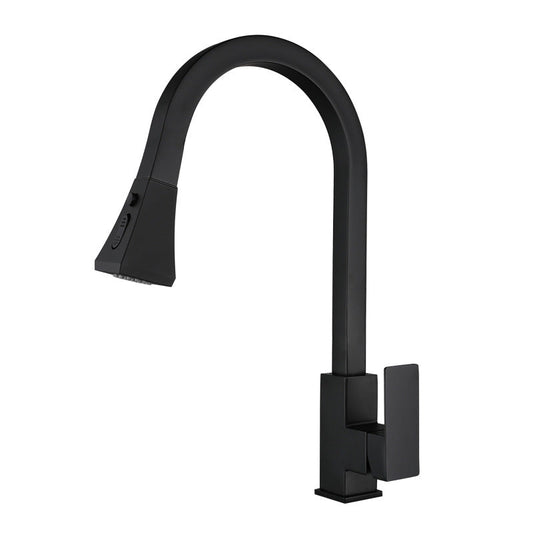 Square Kitchen Pull-Out Faucet