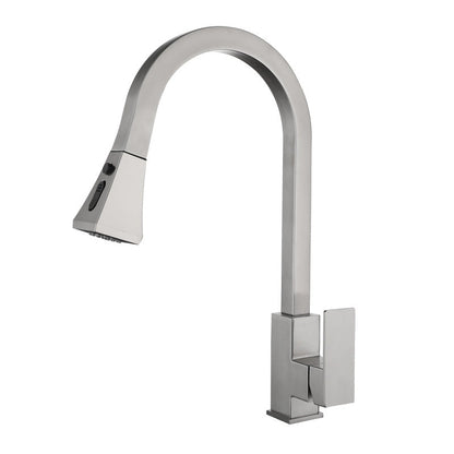Square Kitchen Pull-Out Faucet