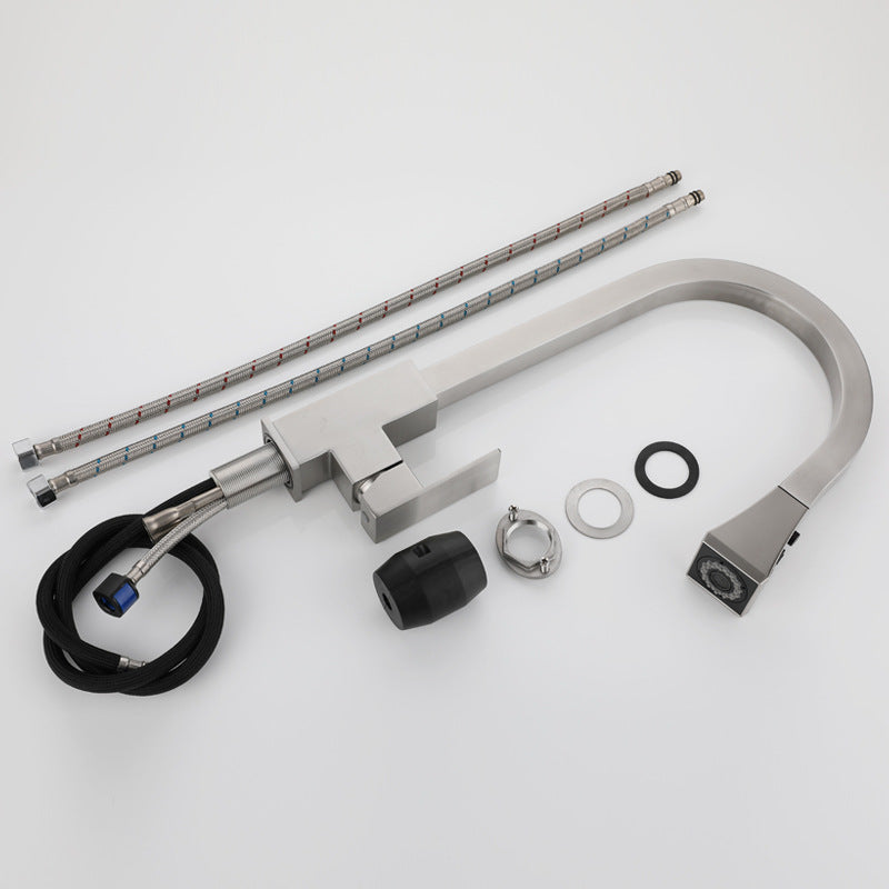 Square Kitchen Pull-Out Faucet