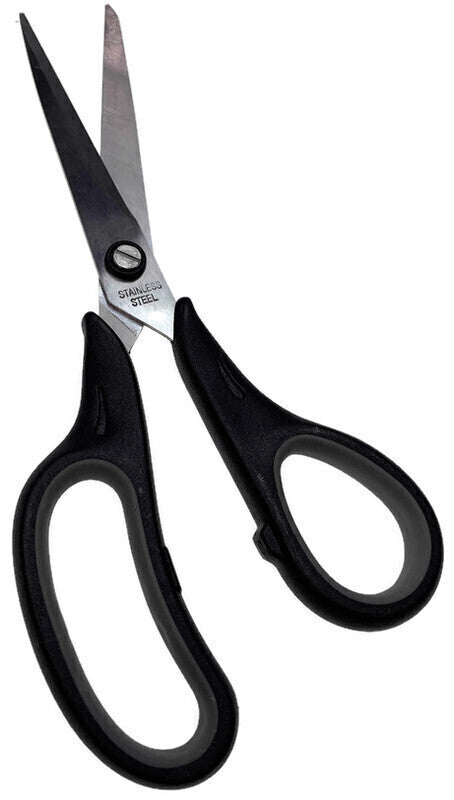 NNEDSZ Stainless Steel Scissors Soft Handle Kitchen Craft Office School Sharp Kitchen