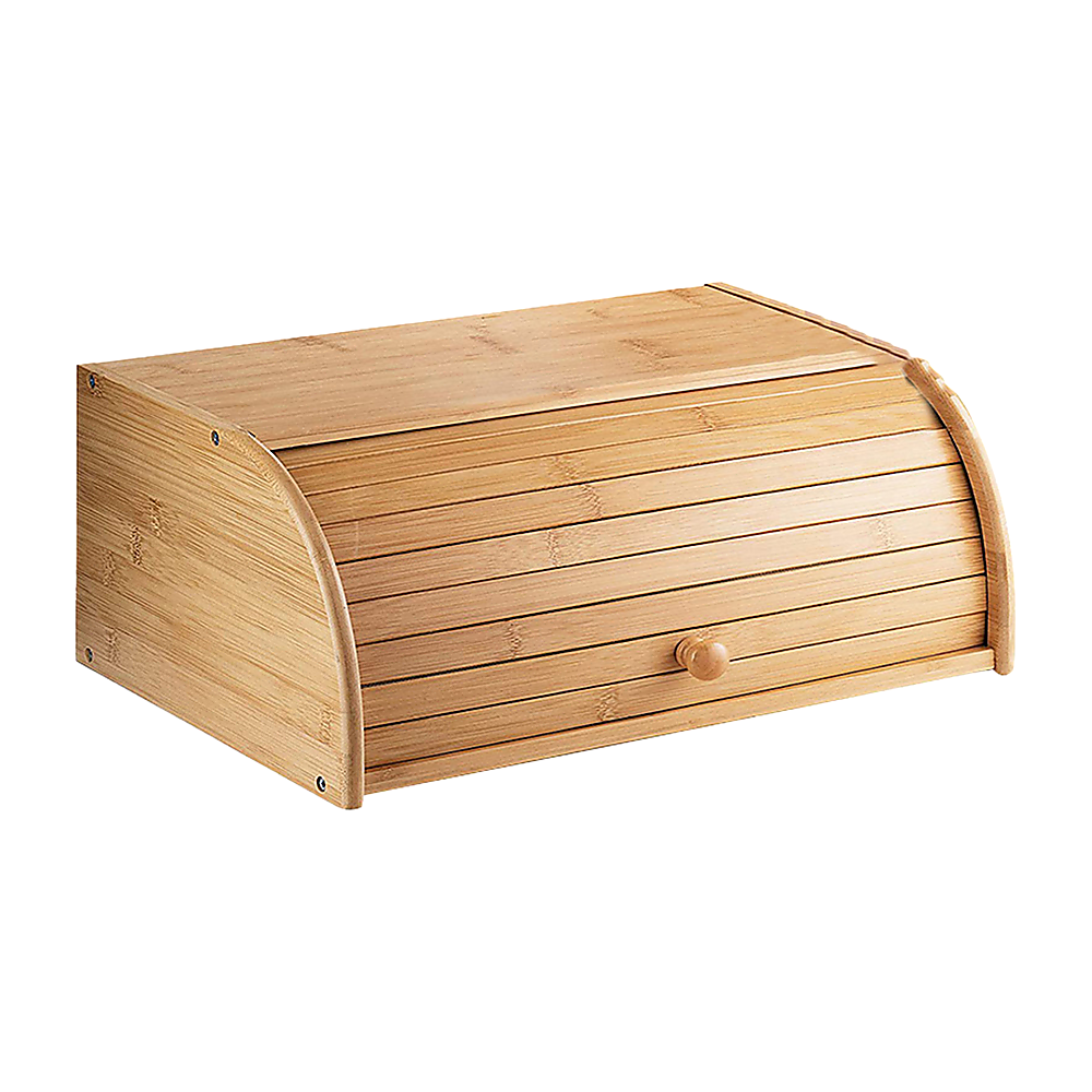 NNEDSZ Bamboo Bread Box Kitchen Storage