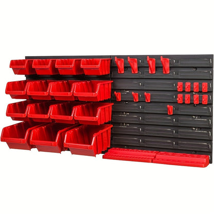 NNETM Tool Organizer Rack with Wrench & Drill Storage (39pcs)
