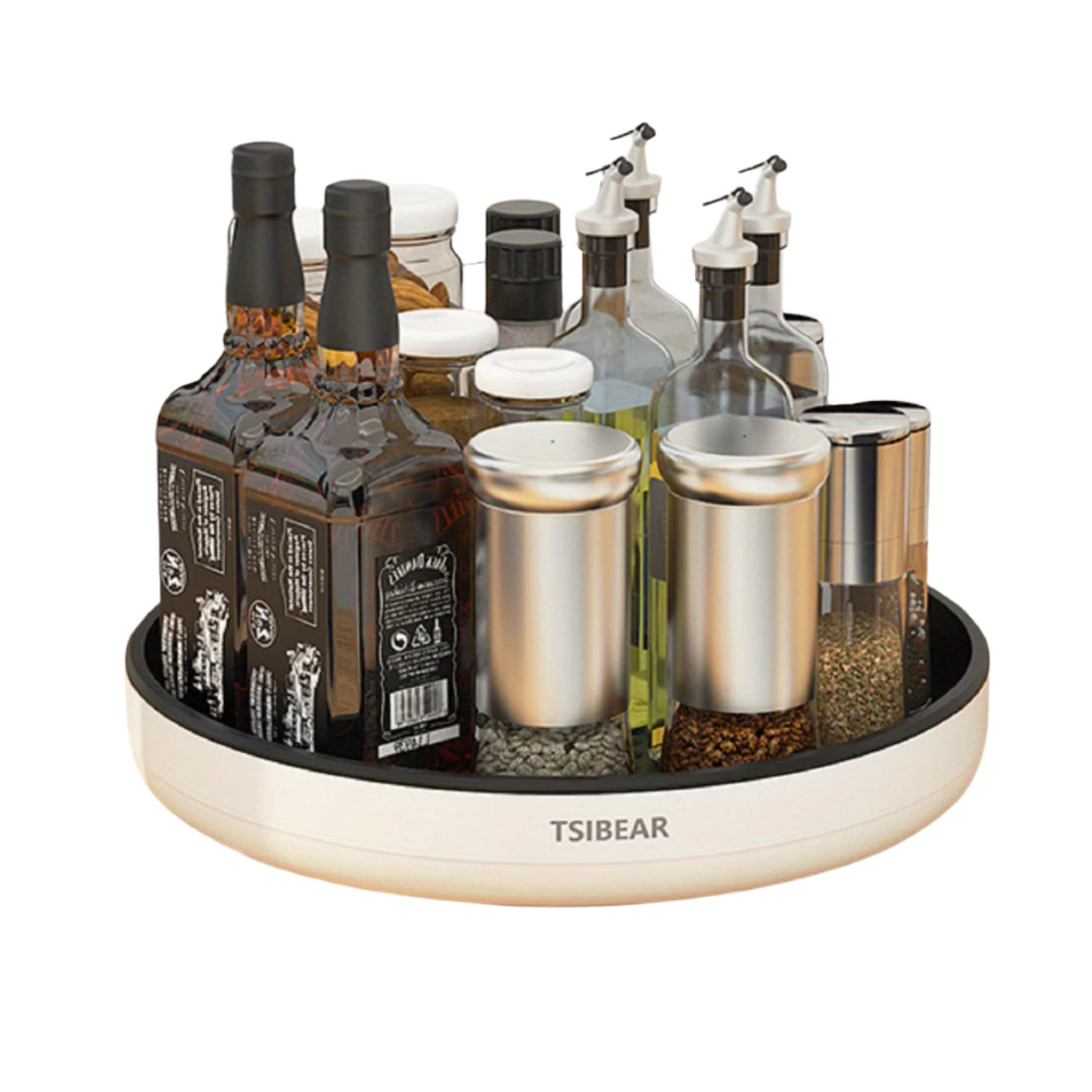 360° Kitchen Turntable Rotating Storage Rack